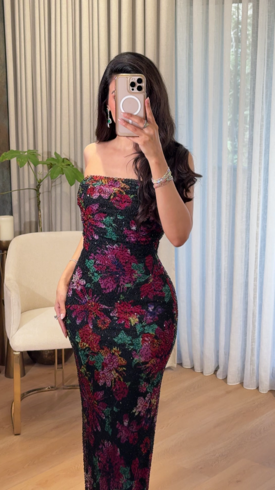 Floral print dress