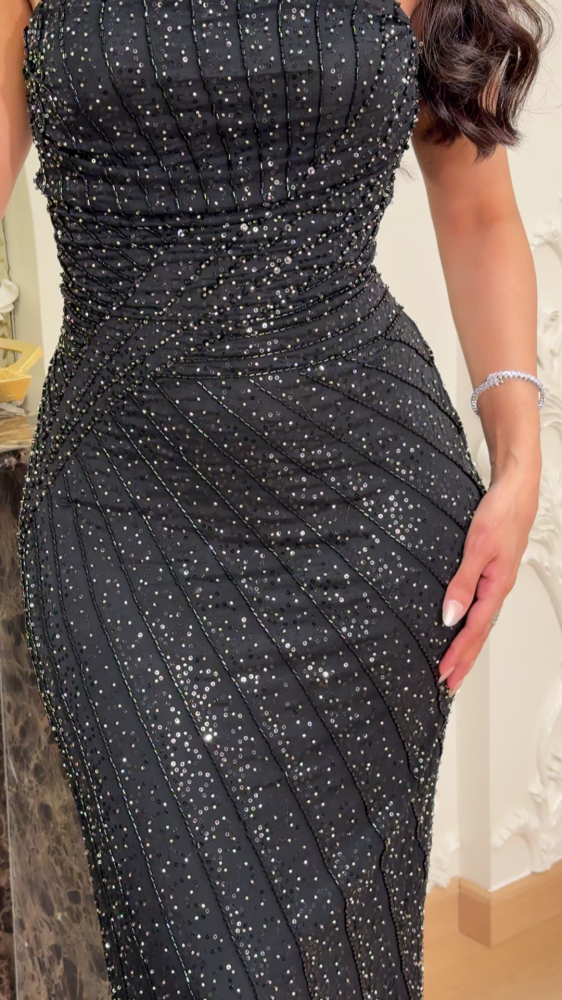 Evening top dress with pattern