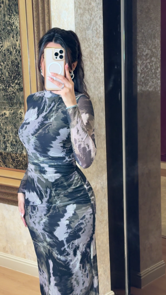 Floral midi dress with open back